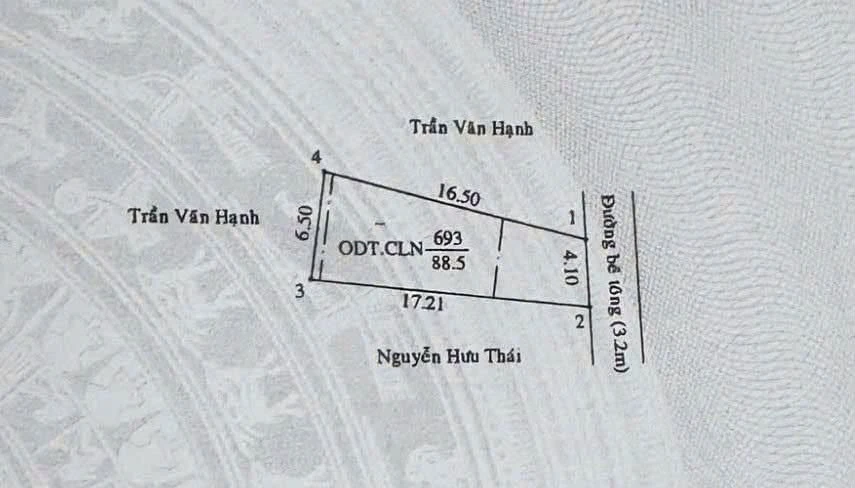 Bán đất Chánh Mỹ 88.5m² Nguyễn Văn Lộng - Ảnh thu nhỏ 5