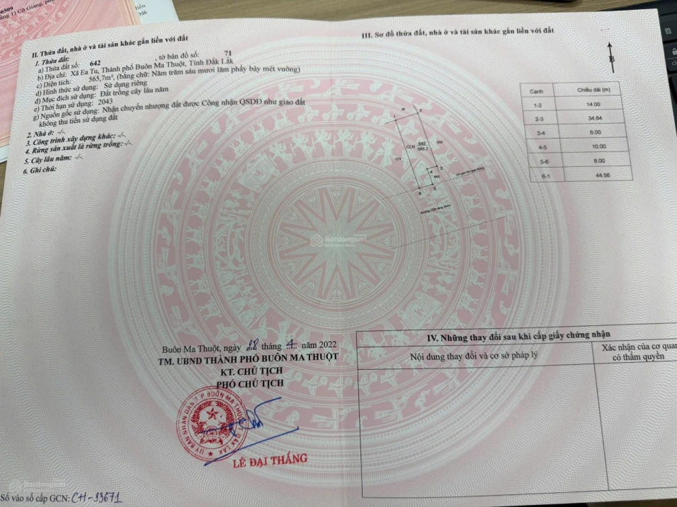 Bán đất tại xã Ea Tu, 4,5 tỷ, 625m2, giá ưu đãi - Ảnh thu nhỏ 5