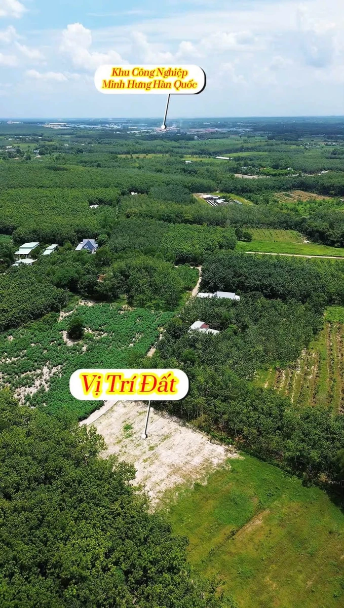 Bán đất 60m² gần KCN Minh Hưng, Bình Dương 370 triệu - Ảnh thu nhỏ 2