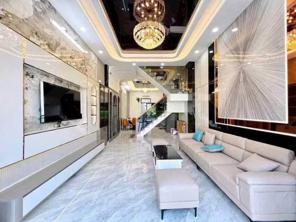 Bán nhà phố full nội thất 4x15m, 4PN 5WC, đường Trần Thị Hè, Tân Thới Hiệp, Quận 12 - Ảnh thu nhỏ 2