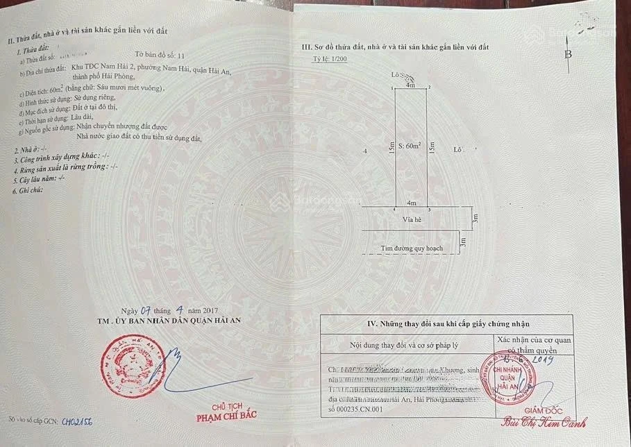 Bán đất tái định cư Nam Hải 2, Hải An, Hải Phòng - Ảnh 1