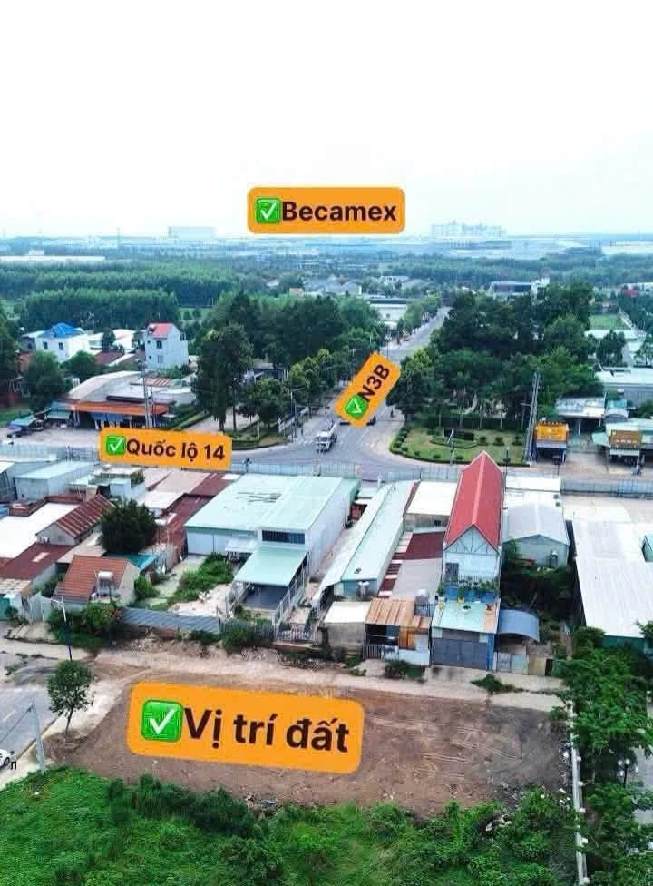 Bán lô góc 300m² KCN Becamex, view công viên, 2 tỷ 250 - Ảnh thu nhỏ 2
