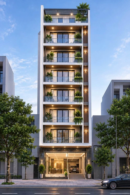 Bán shophouse 6 tầng 143m² Mỹ Khê Đà Nẵng 35.6 tỷ