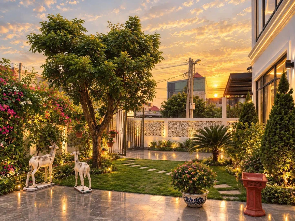 Bán biệt thự sân vườn 500m2 mặt tiền 30m đường Phạm Văn Đồng, Dương Kinh - Ảnh thu nhỏ 3