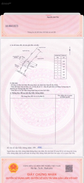 Chính chủ nhà em gửi bán gấp lô đất 100m2, Đặng Cương, đường trục chính hơn 10m - Ảnh thu nhỏ 5