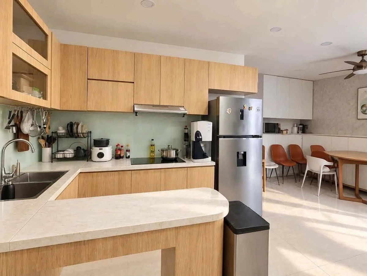 Bán nhà 2 tầng 99,6m2 ngang 8,1m có sân hồ nước đường Nguyễn Văn Đậu, Bình Thạnh - Ảnh thu nhỏ 3
