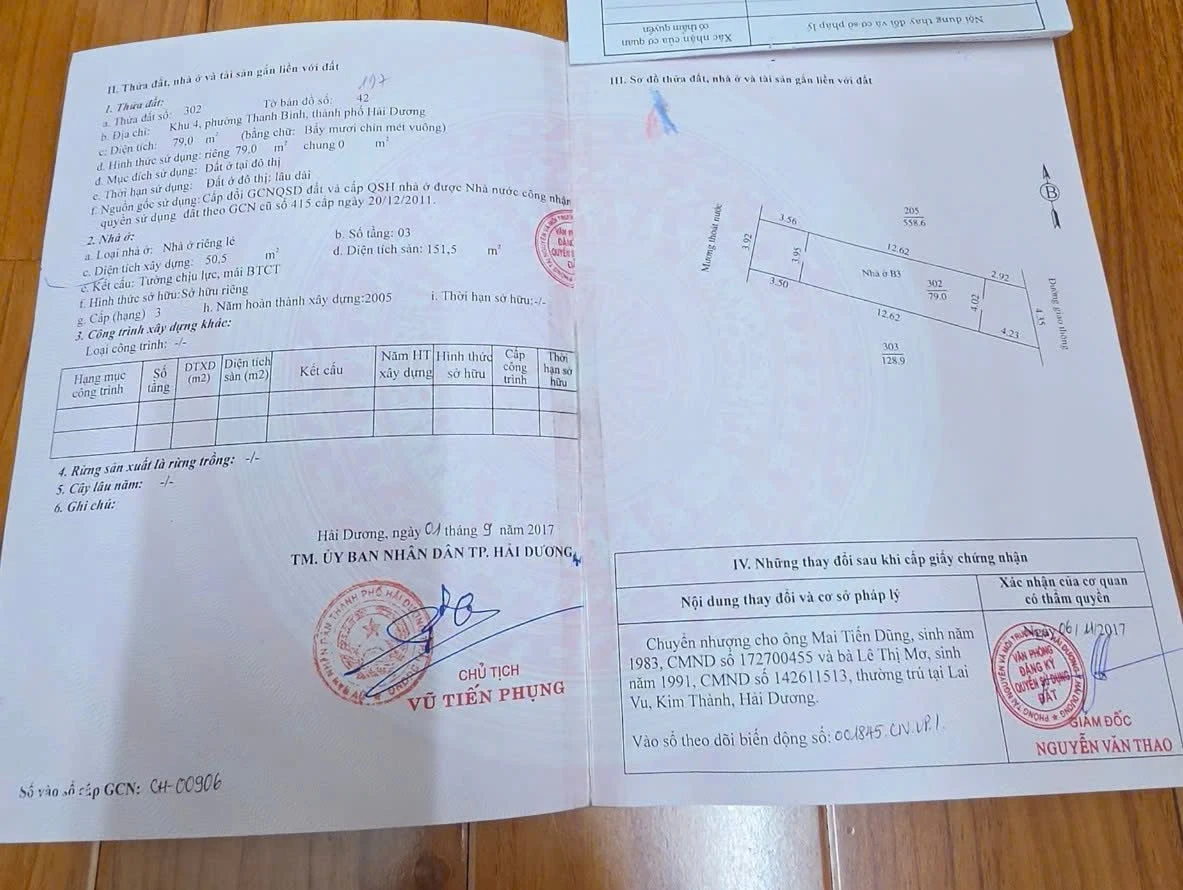 Bán nhà ngõ 160 Vũ Hựu, 79m2, 4 phòng ngủ, 3 tầng - Ảnh thu nhỏ 2