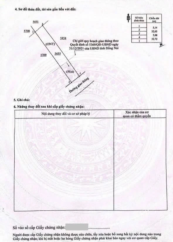 Bán đất nền 166,6m² mặt tiền đường Trần Vĩnh Lộc An Viễn 2.5 tỷ - Ảnh thu nhỏ 3