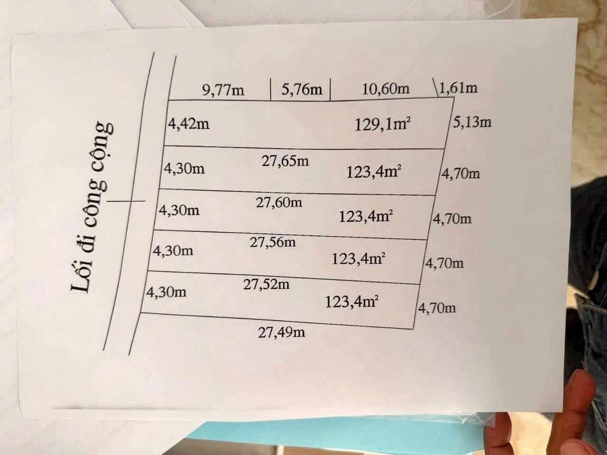 Bán 5 lô đất nền Mỹ Lộc Tây Ninh 123-129m2, 1 tỷ 90 - Ảnh thu nhỏ 5