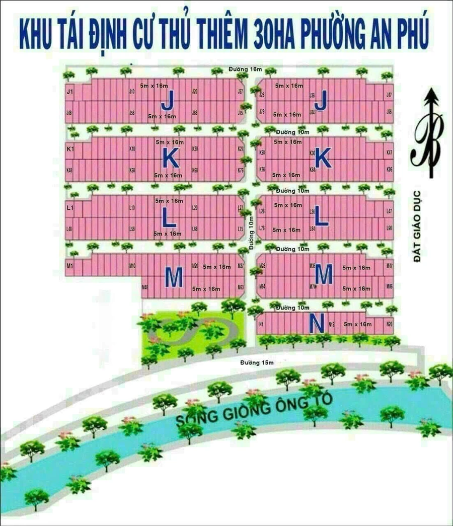 Bán đất 80m2 (5x16) khu TĐC Nam Rạch Chiếc, Phường An Phú, Quận 2, giá 10,8 tỷ - Ảnh thu nhỏ 2