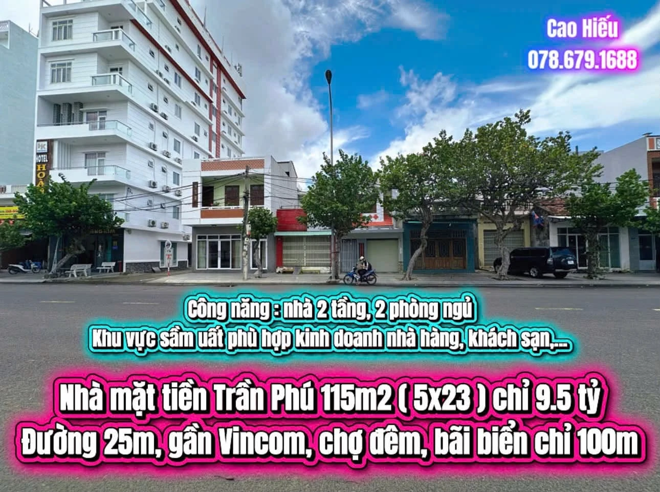 Bán nhà mặt tiền Trần Phú 115m2 giá 9.5 tỷ ở Phú Yên - Ảnh 1