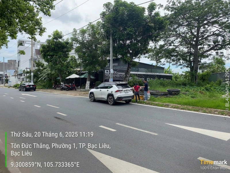 Ngân hàng bán trực tiếp 212,1m2 tại TD195, TBD45, KDC Bắc Trần Huỳnh, phường Bạc Liêu tỉnh Cà Mau