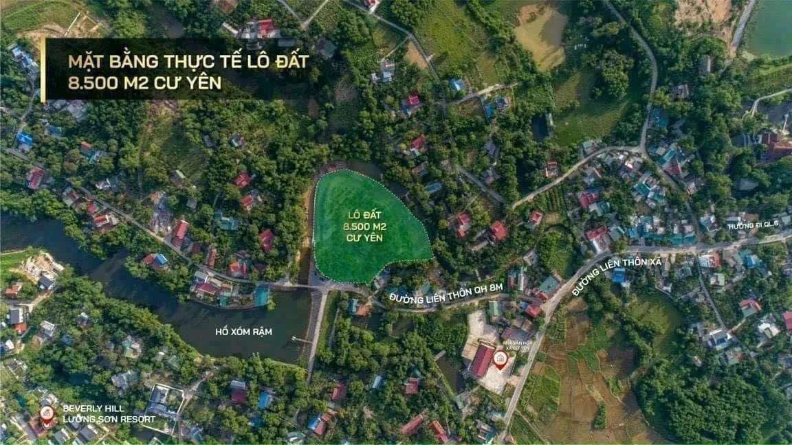 Chuyển nhượng đất 8500m² Cư Yên Lương Sơn giá 30 tỷ - Ảnh thu nhỏ 4