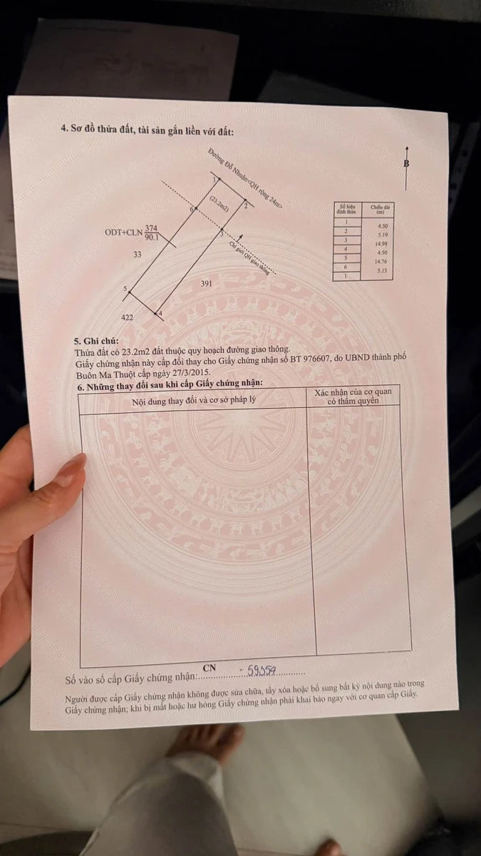 Bán đất hẻm Trần Nhân Tông, 171m², 1 tỷ 3 - Quận 11 - Ảnh thu nhỏ 4