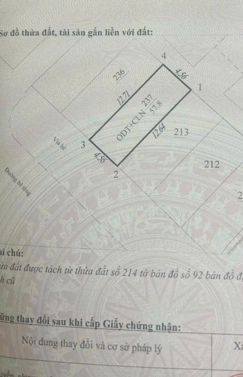 Bán đất mặt đường Hồ Tùng Mậu 57,8m² Quận 12 - Ảnh thu nhỏ 3