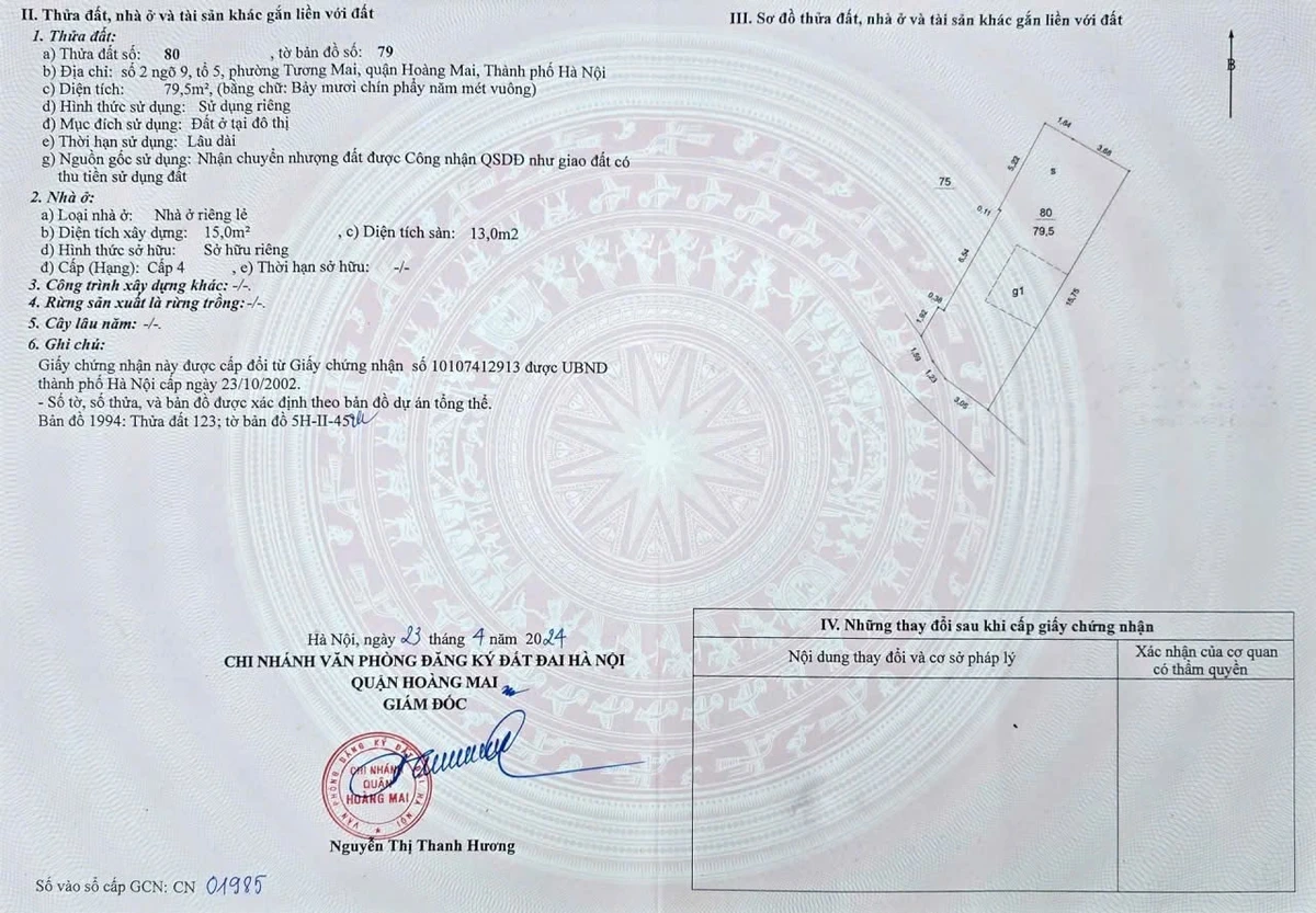 Bán nhà 6 tầng thang máy 79.5m² Trương Định, Hoàng Mai - 22.5 tỷ - Ảnh thu nhỏ 3