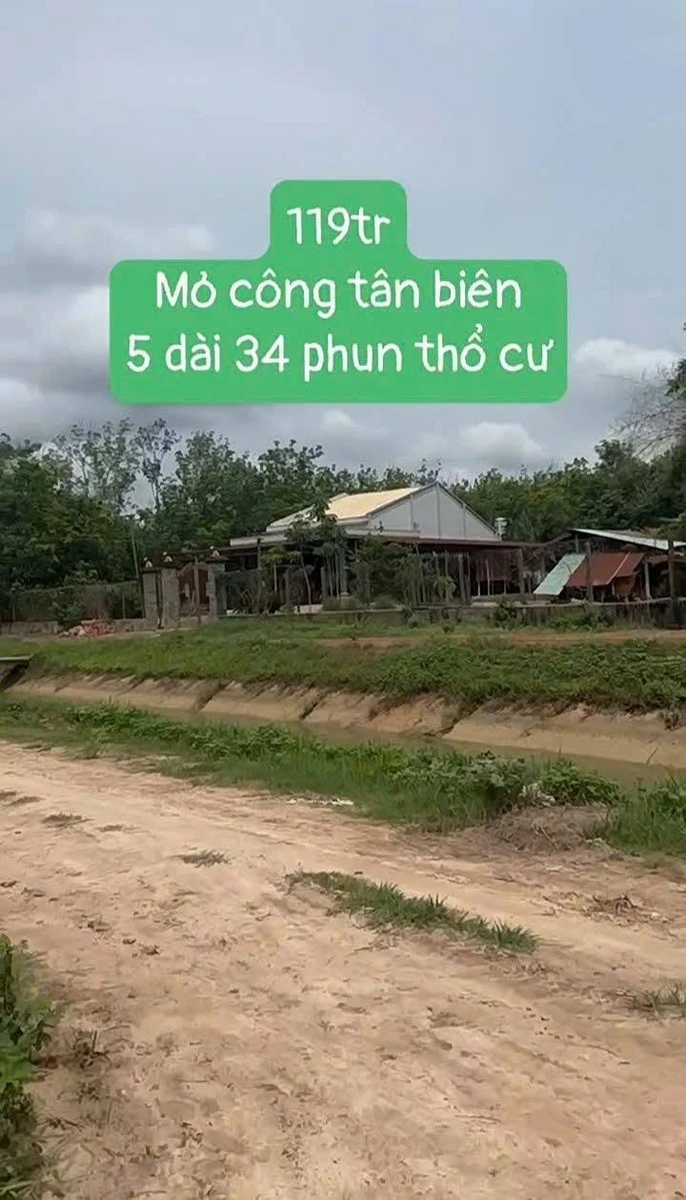 Bán đất 175m² giá 119 triệu tại Mỏ Công, Tây Ninh - Ảnh thu nhỏ 2