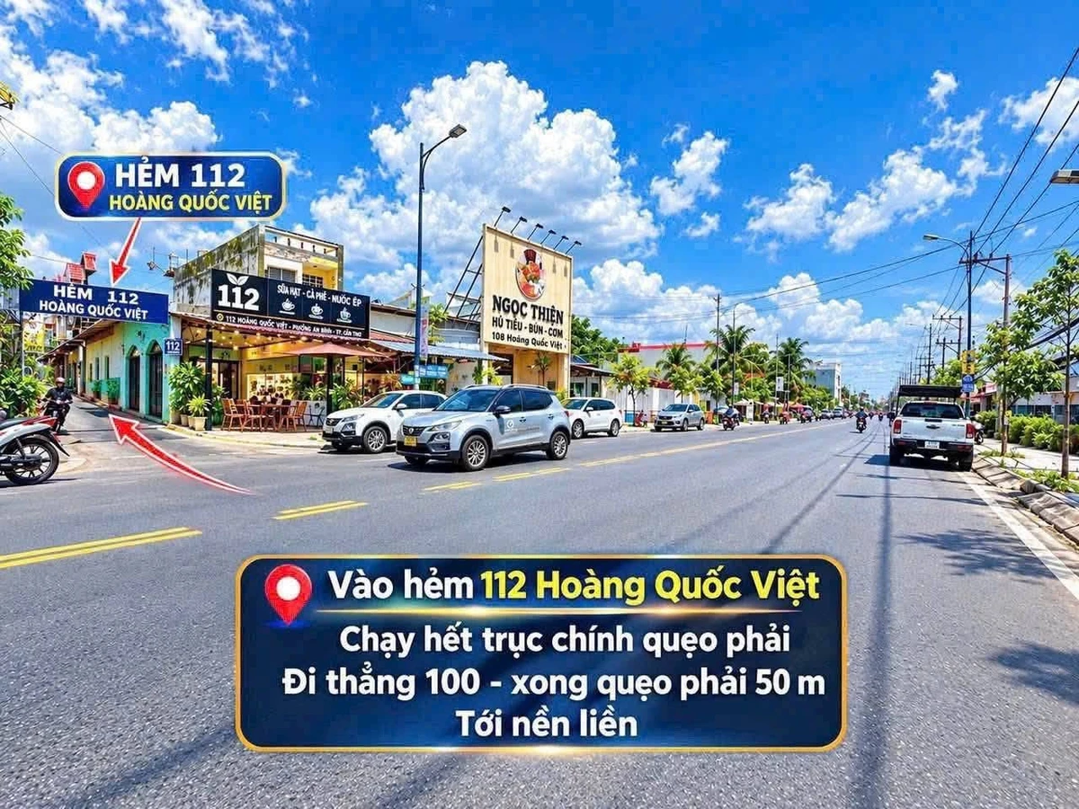 Bán nền góc 2 mặt tiền 65m2 An Bình Cần Thơ - Ảnh thu nhỏ 2