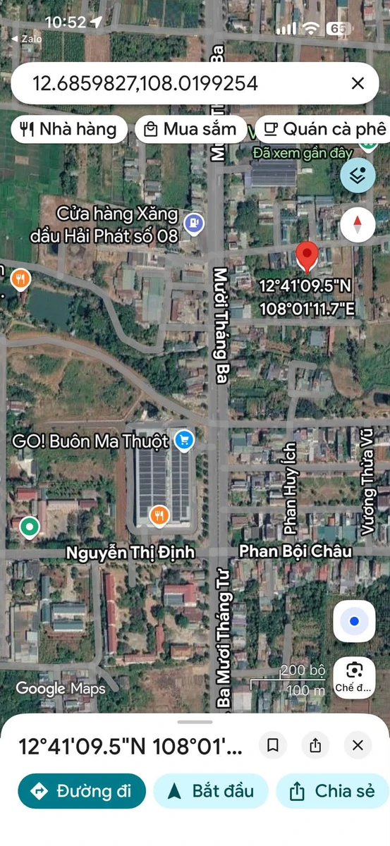 Bán đất 5x20m thổ cư 75m2 hẻm 16 gần siêu thị Go Buôn Ma Thuột giá 1 tỷ 650 - Ảnh thu nhỏ 2
