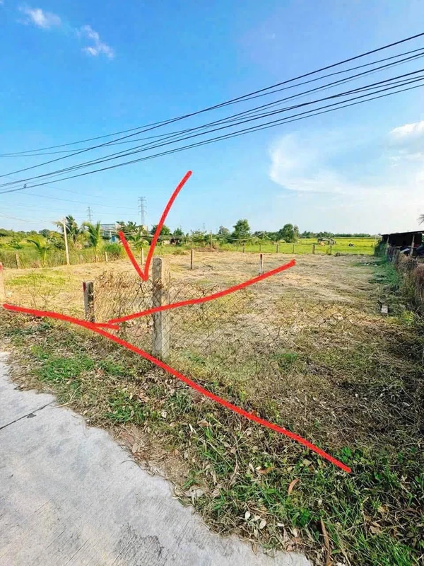 Bán đất thổ cư 178m2 đường bê tông gần chợ Bình An, giá hơn 600 triệu