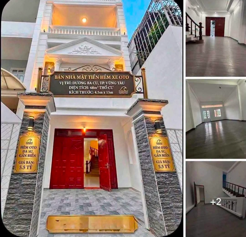 Bán nhà 3 tầng Vũng Tàu, 68 m², 5,5 tỷ - Ảnh 1