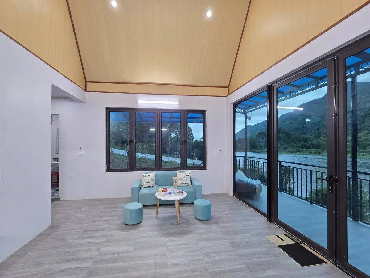 Bán villa 2 ngủ 211 m2 full nội thất bên hồ Lạc Sơn, Hòa Bình 1 tỷ - Ảnh thu nhỏ 3