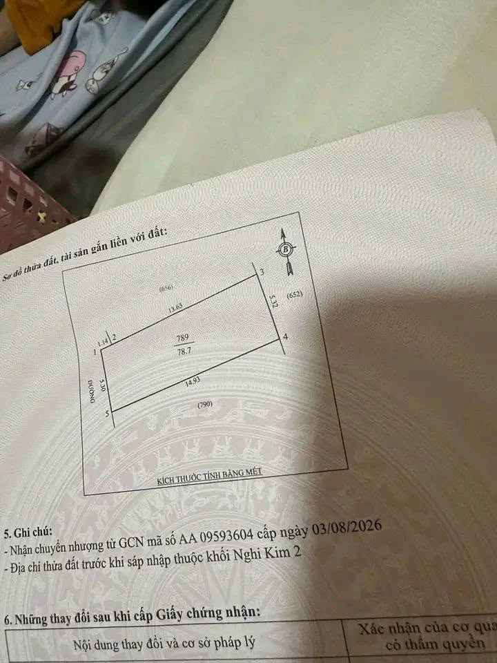 Bán lô đất 78m² xóm 2 Nghi Kim, Nghệ An - Ảnh thu nhỏ 2