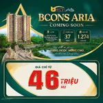 Bcons Aria 2,7 tỷ căn hộ rộng rãi khu vực đường Thống Nhất, tuyến Metro, TP. HCM - Ảnh thu nhỏ 11