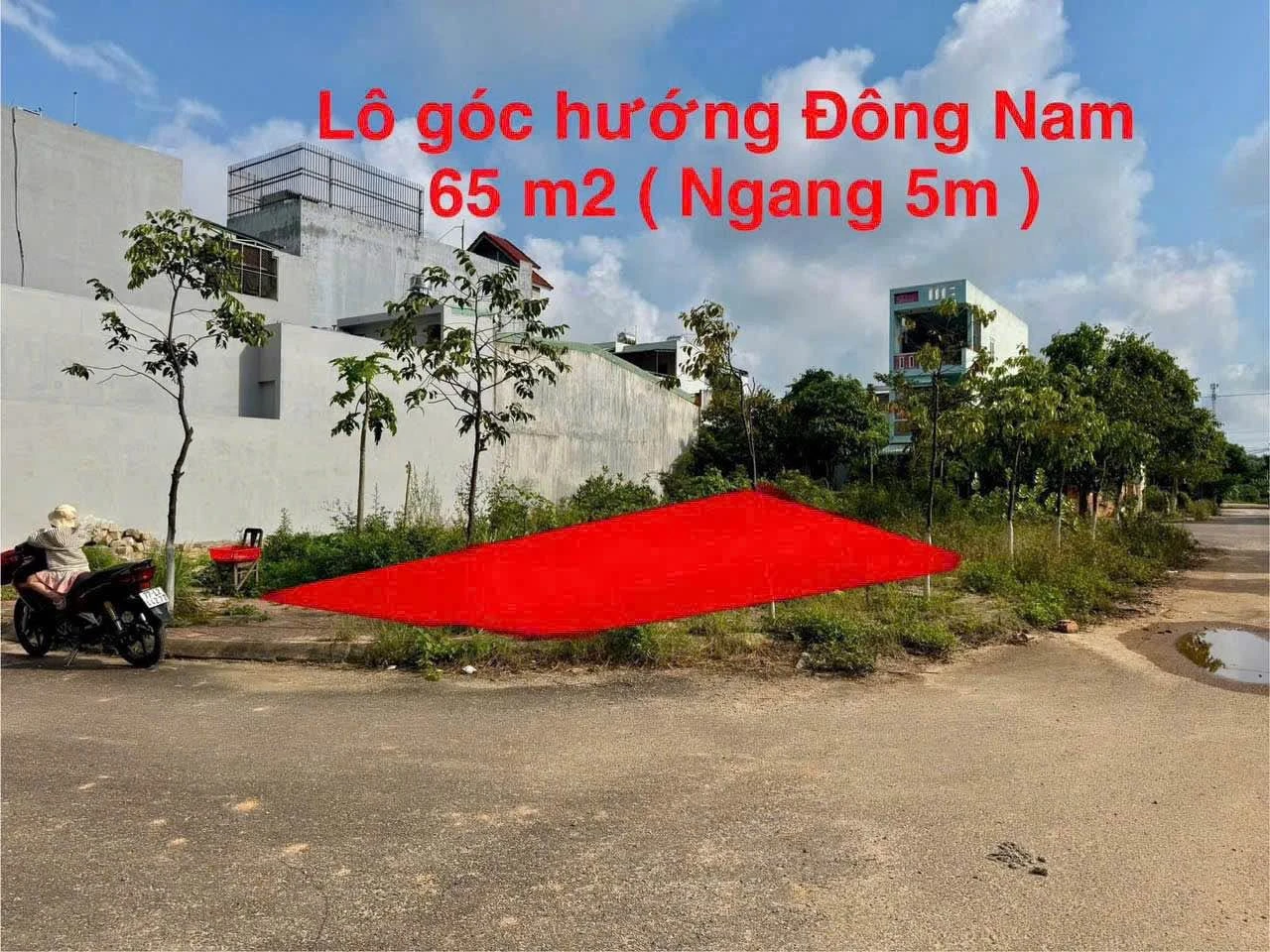 Bán đất lô góc mặt tiền 65m2 gần Viện Sốt Rét Quy Nhơn - Ảnh 1