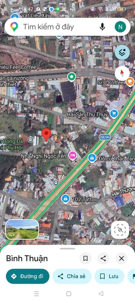 Bán lô đất 95m2 mặt tiền QL1A Phan Thiết 650 triệu - Ảnh thu nhỏ 2