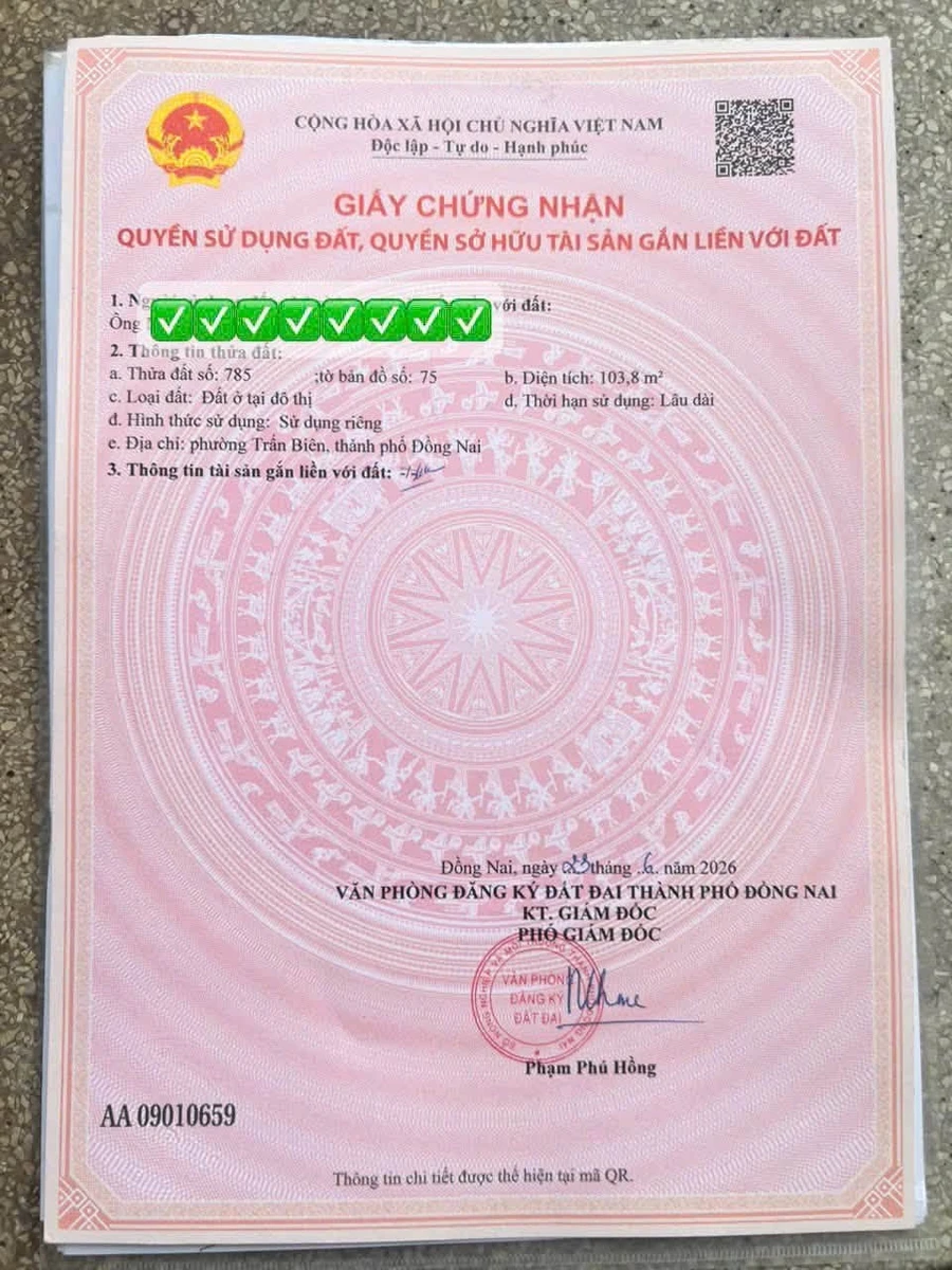 Bán lô đất thổ cư 60m² tại Bửu Long, Biên Hòa, giá 1,55 tỷ - Ảnh thu nhỏ 2