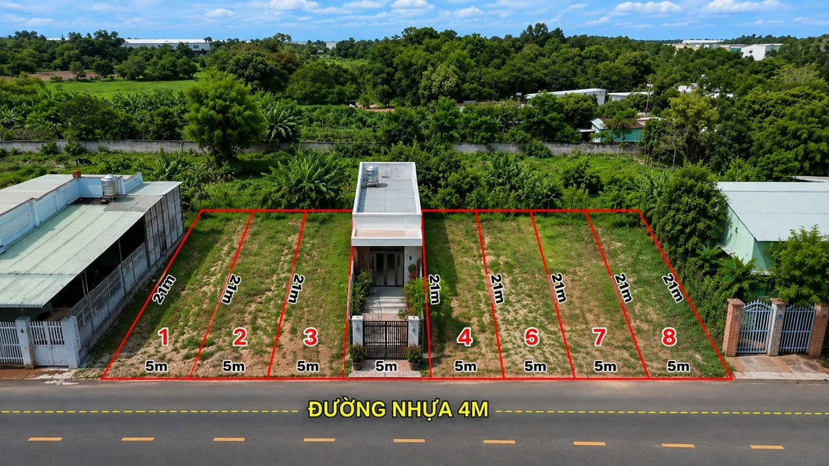 Bán đất 110m² thổ cư 80m² Hòa Long 780 triệu - Ảnh thu nhỏ 2