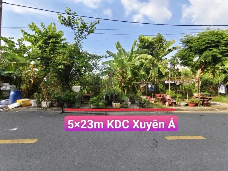 Bán đất nền 115m² tại KDC Xuyên Á, Long An