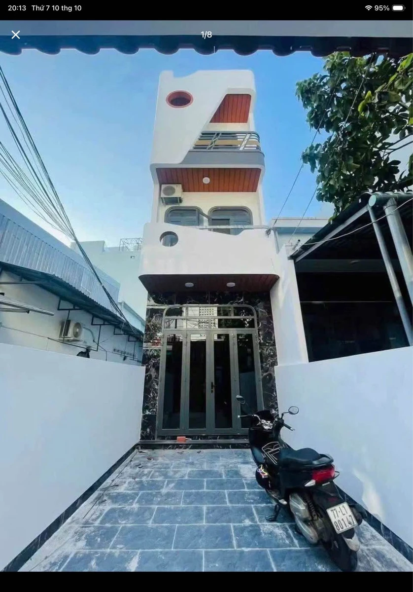 Bán nhà 3 tầng 90m2, 5PN, hẻm 4m đường Võ Văn Dũng, Quy Nhơn - Ảnh 1
