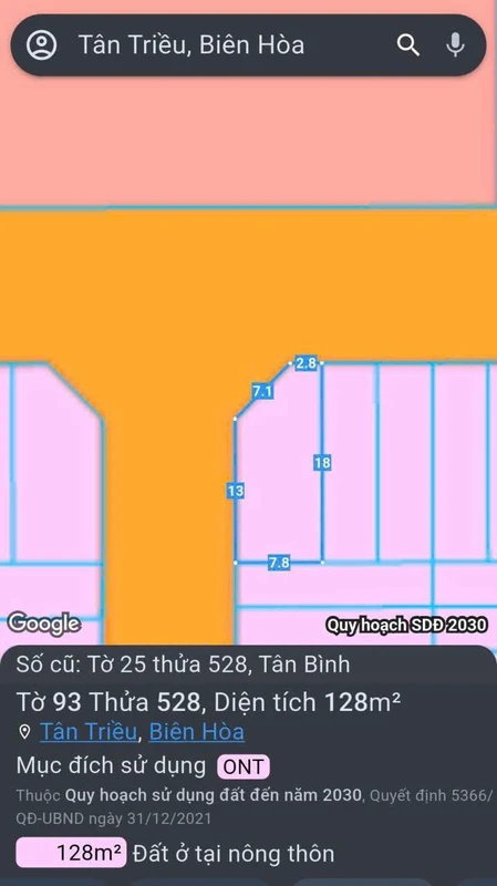 Bán đất Lavender Đồng Nai 140m2 góc 2 tỷ 550 triệu