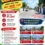 Bán đất Gia Xuyên 91,5m² full thổ cư, giao thông thoáng - Ảnh thu nhỏ 1