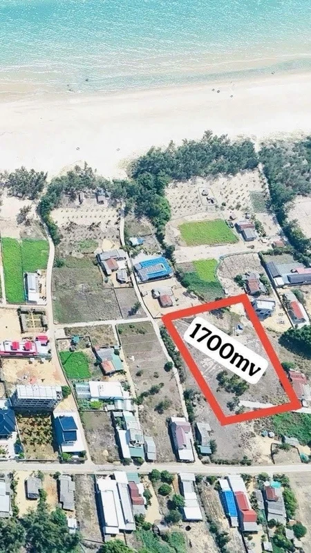 Bán đất sẵn thổ cư 1700m2 gần biển Châu Tân Quảng Ngãi 3tr/m2