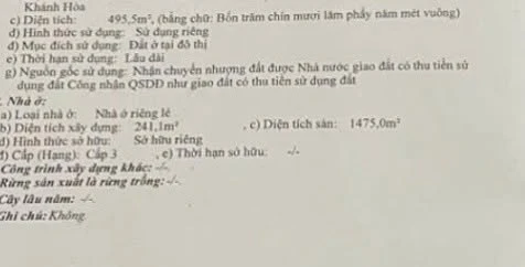 Bán nhà góc 2 mặt tiền 495,5m² Nha Trang 170 tỷ - Ảnh thu nhỏ 2
