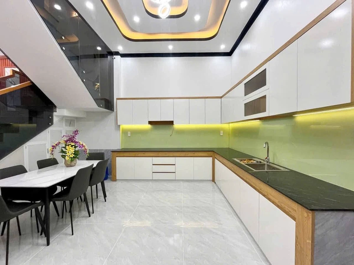 Bán nhà mới xây 1 trệt 1 lầu 5x20m, 3PN, xã Mỹ Hạnh, Đức Hòa, Long An - Ảnh thu nhỏ 4