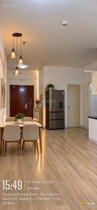 Bán gấp rẻ căn hộ Sunview Town Hiệp Bình Thủ Đức 2PN 2WC 63m² sổ hồng sẵn cách QL13 mở rộng 500 mét - Ảnh thu nhỏ 2