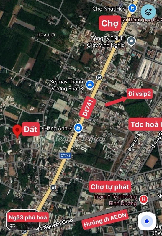 Bán lô góc đất Hòa Lợi 378m² giá 3 tỷ gần Chợ Nhật Huy