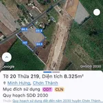 Bán lô đất 550m² mặt tiền Đường Số 10 Minh Hưng, 750 triệu - Ảnh thu nhỏ 3