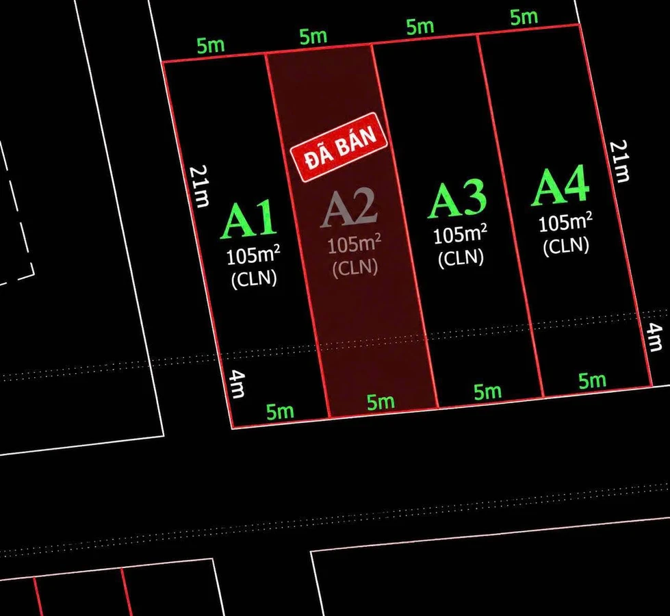 Bán lô góc 2 mặt tiền 105m² Hòa Thắng 980 triệu - Ảnh thu nhỏ 2