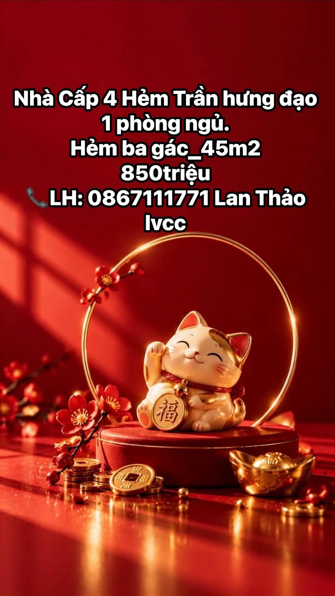 Bán nhà cấp 4 hẻm Trần Hưng Đạo 45m2 - Ảnh 1