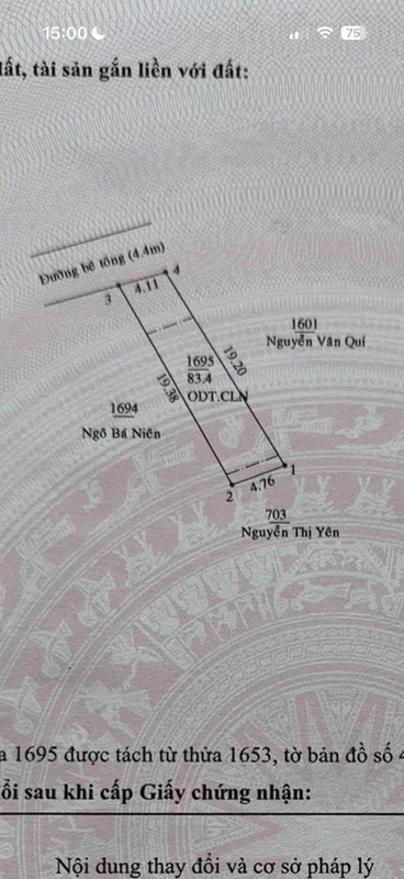 Bán đất 83,4m2 đường Huỳnh Văn Lũy gần Thành phố mới Bình Dương, giá 2,2 tỷ
