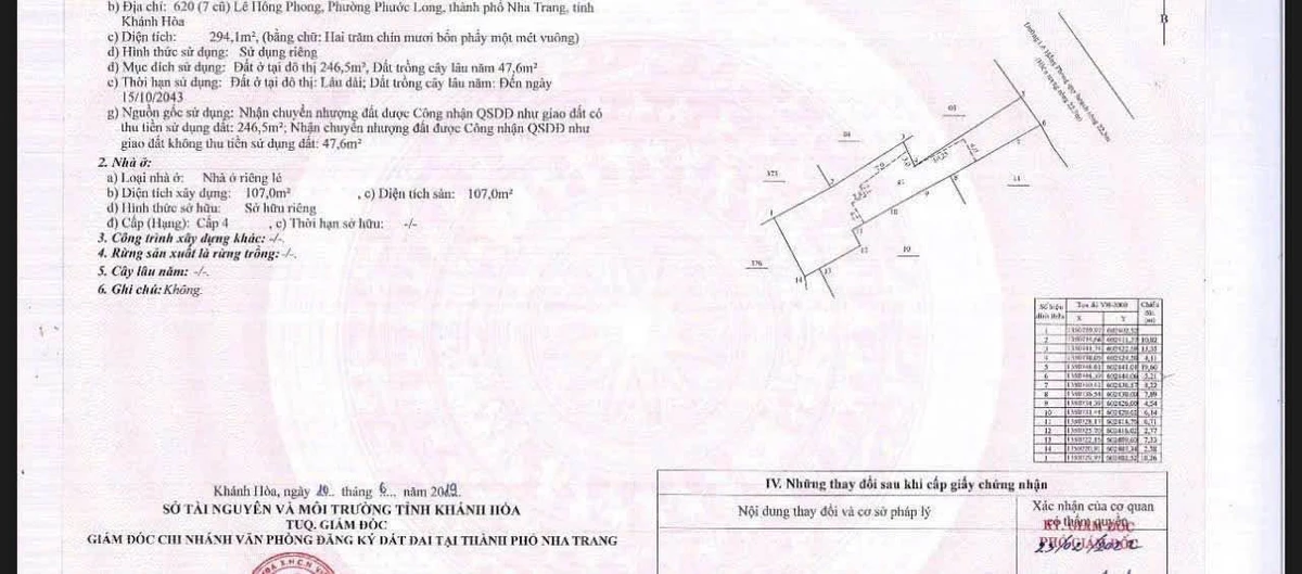 Bán đất 2 mặt tiền Lê Hồng Phong Nha Trang 311 m² 16,5 tỷ - Ảnh thu nhỏ 5