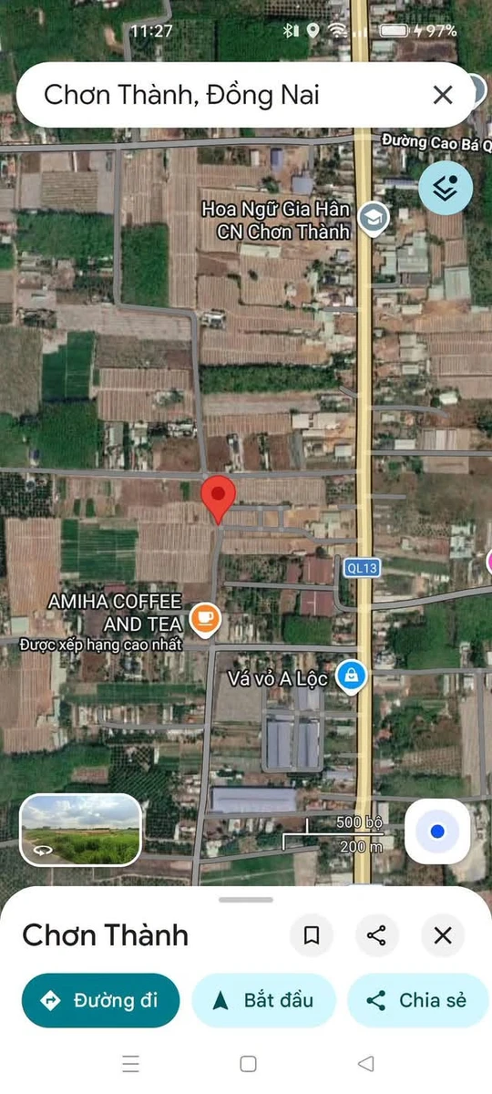 Bán đất Chơn Thành 550 m² giá 1 tỷ 5 - Ảnh 1