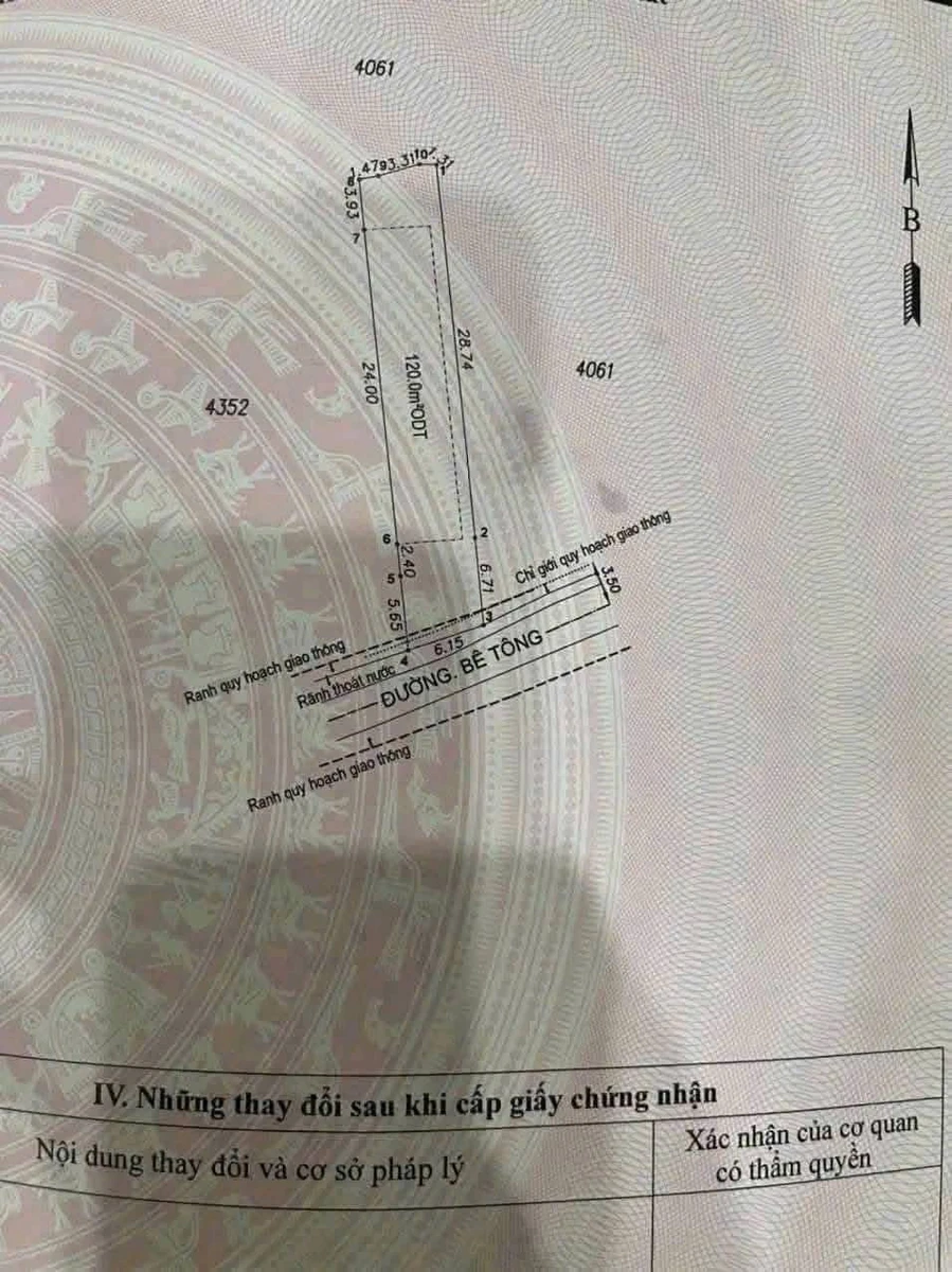 Bán lô đất 215m2 ngang 6m đường Bình Thung, phường Đông Hòa, Dĩ An giá hơn 6 tỷ - Ảnh 1