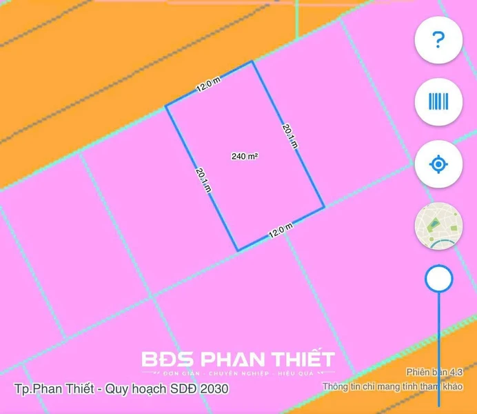 Bán đất Ocean Dunes Phú Thủy 240 m² - 15 tỷ