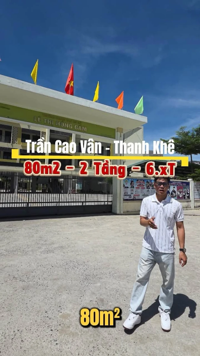Bán nhà 80m2, 4PN 4WC, Trần Cao Vân, Đà Nẵng - Ảnh thu nhỏ 4